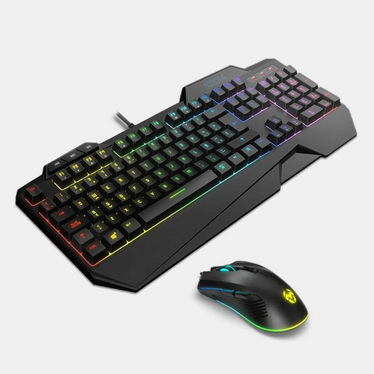 Clavier et Souris Gaming Krom Krusher Noir